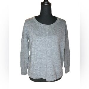Madewell Womens Size Medium Grey Sweater Pullover Gray Crew Neck